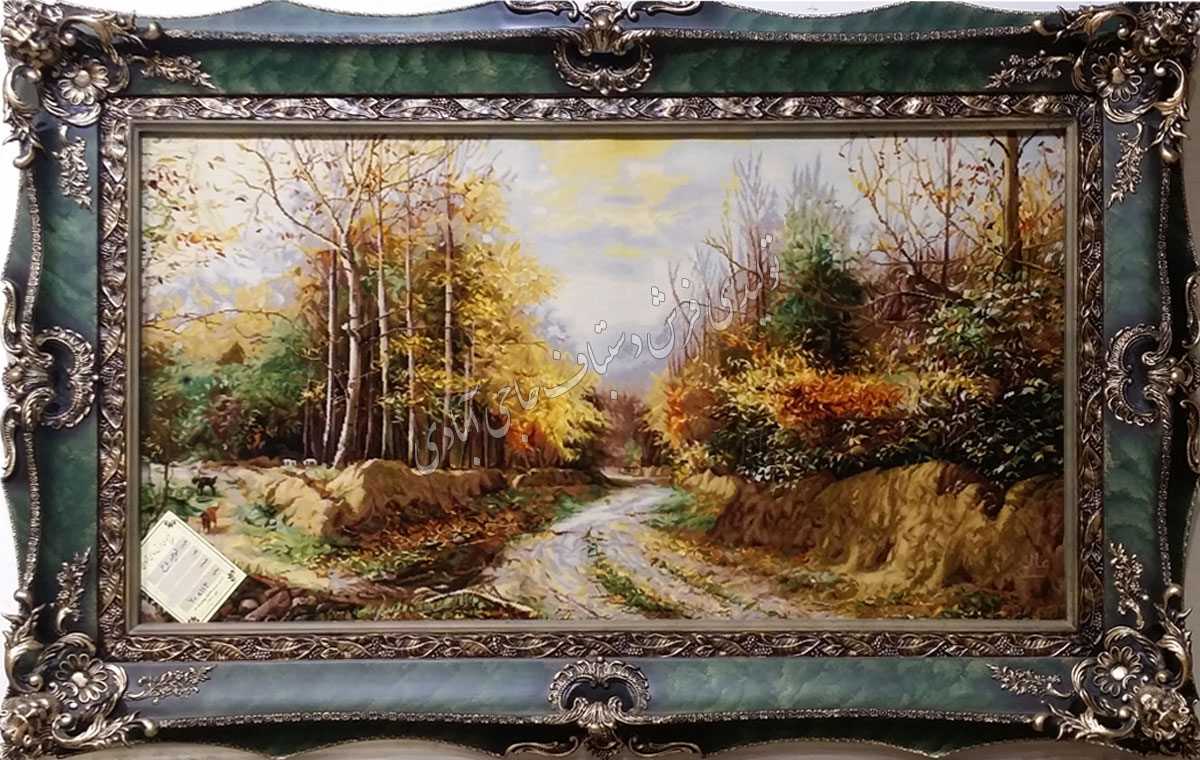 کوچه باغ  فرش دستباف حاجی آبادی