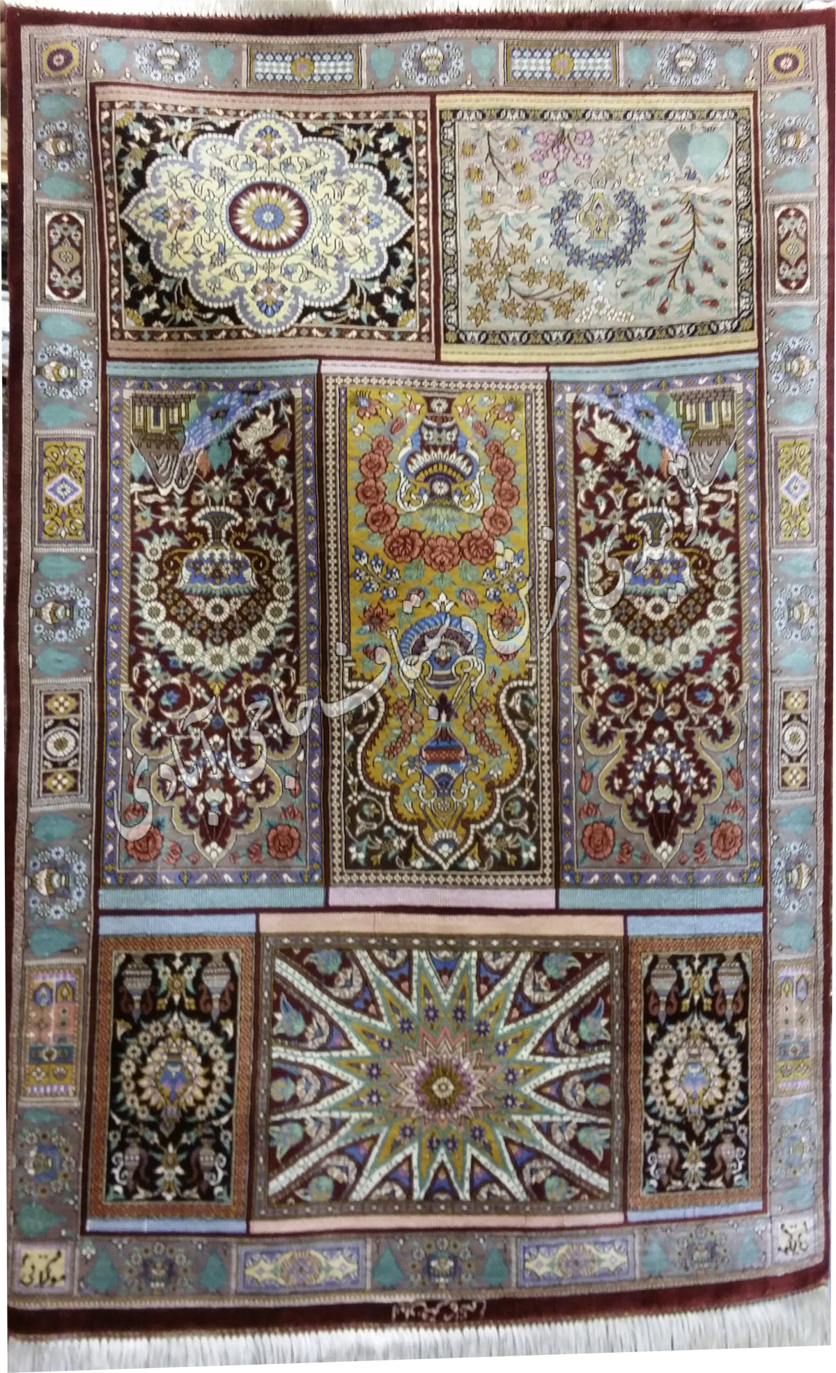 قالیچه  فرش دستباف حاجی آبادی