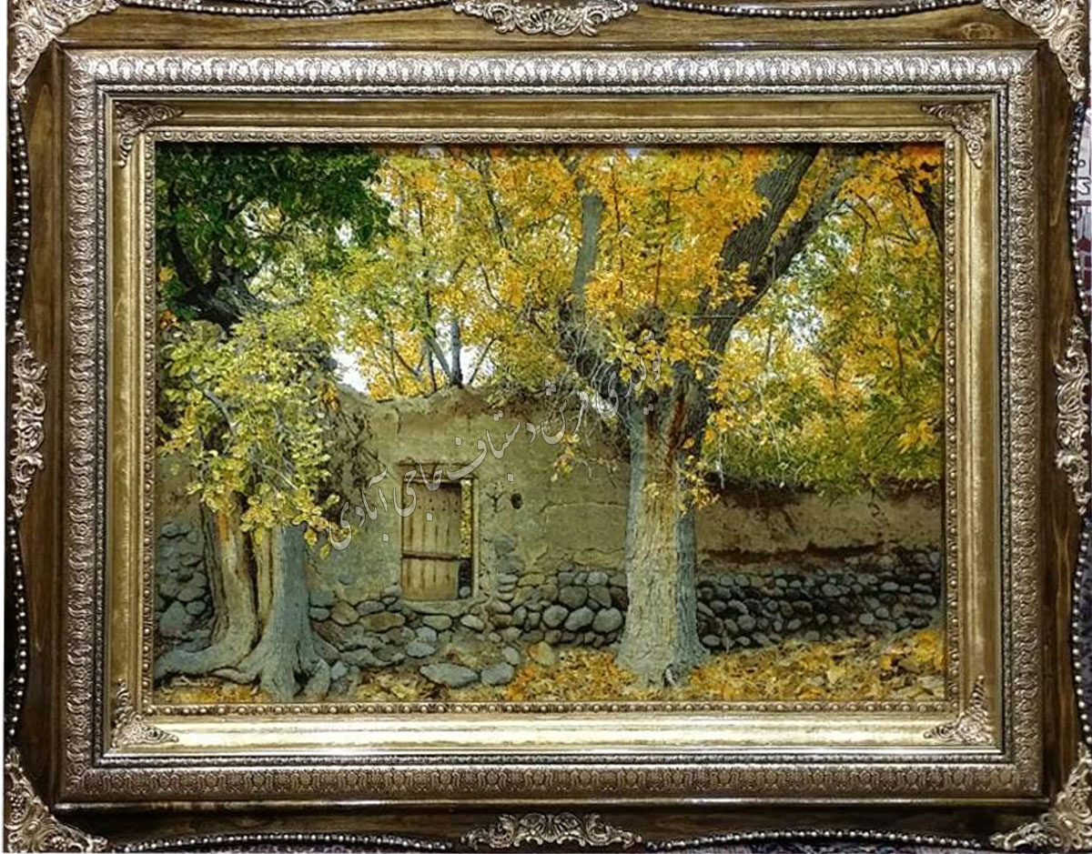 باغ بهشت  فرش دستباف حاجی آبادی