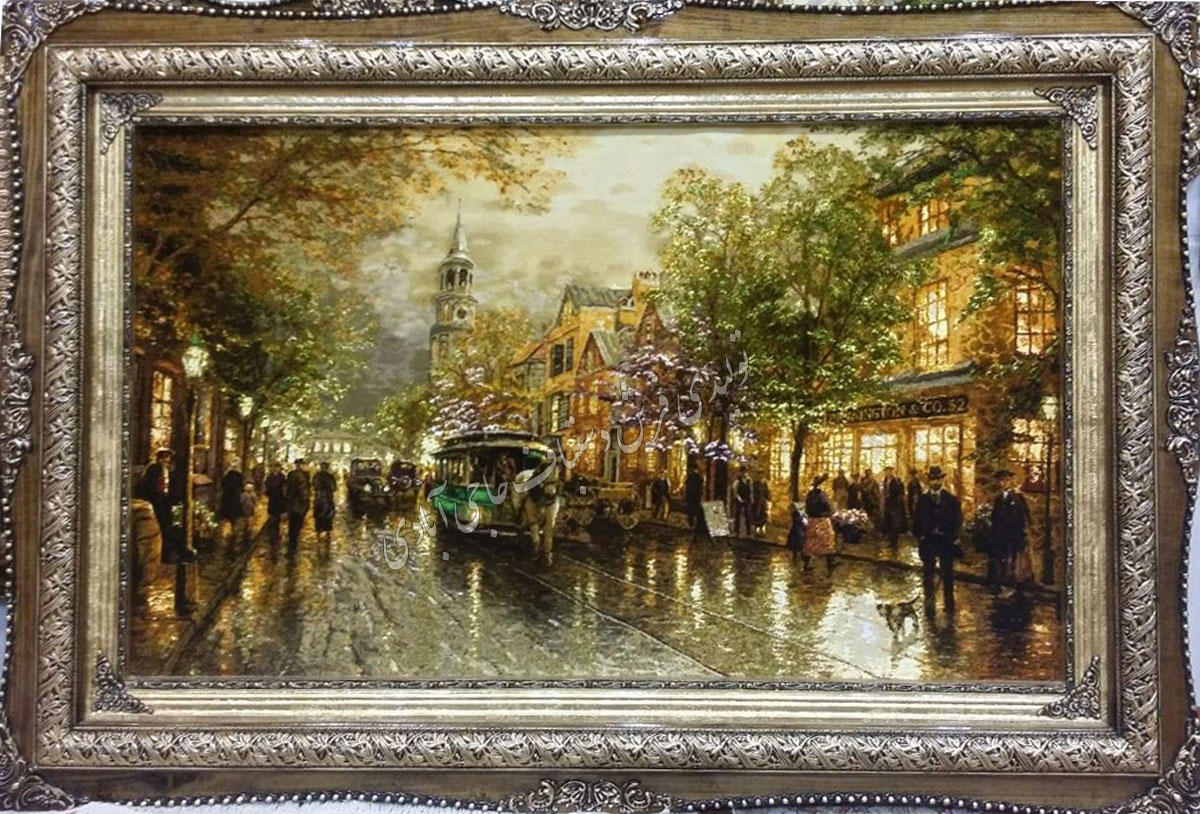 شانزلیزه  فرش دستباف حاجی آبادی