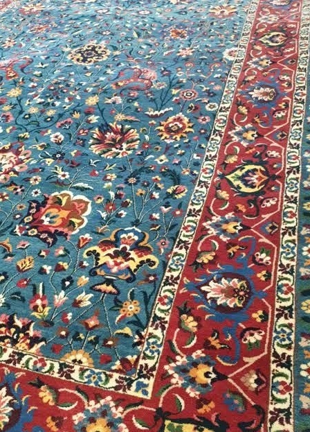  فرش دستبافت افشان مشهد(5001) فرش دستباف حاجی آبادی