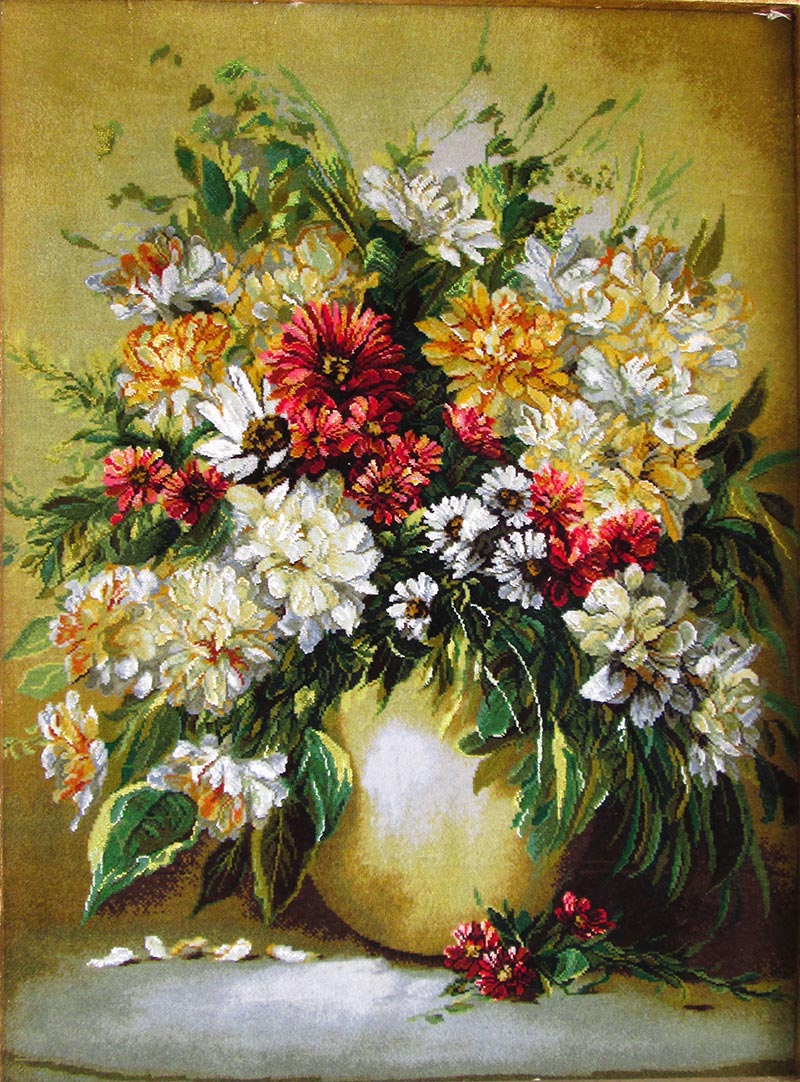 گل جلالی زاده   فرش دستباف حاجی آبادی