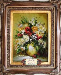 گل جلالی زاده  .فرش دستباف حاجی آبادی