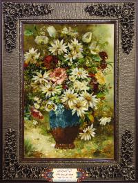 گل سیدیان .فرش دستباف حاجی آبادی